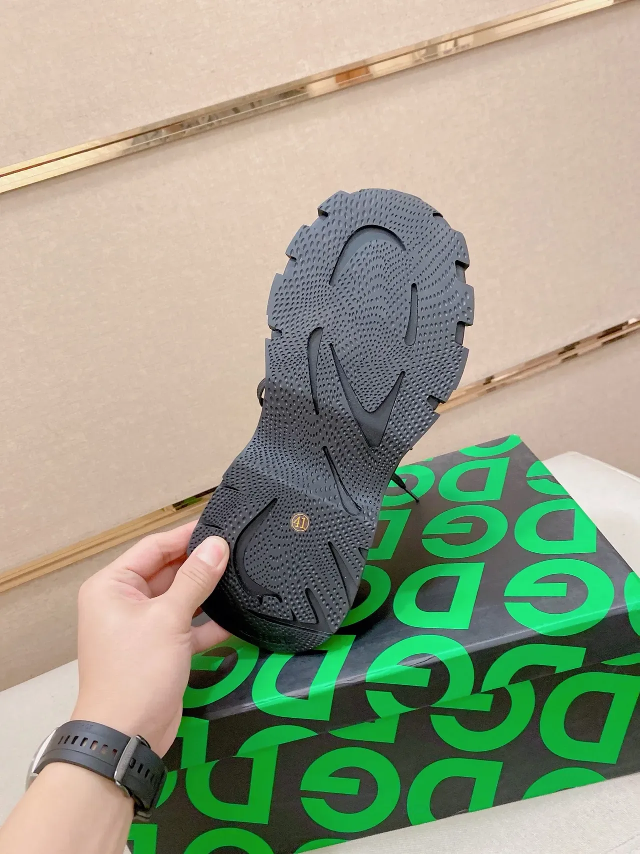 Dolce & Gabbana Tênis Chunky Com Solado Preto Em Camadas De Suede E Couro 2