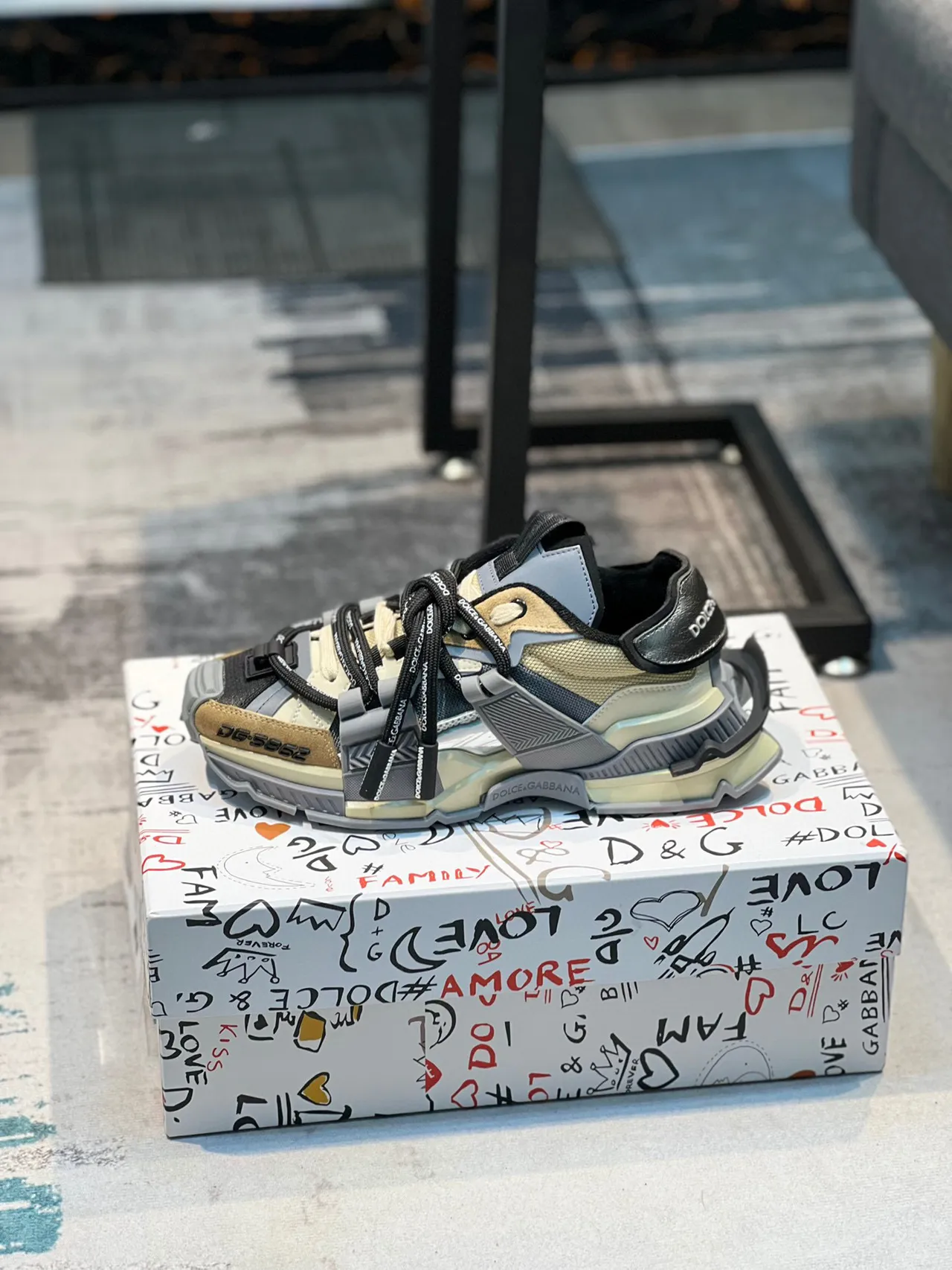 Dolce & Gabbana DG-5952 Multicolor Chunky Sneaker 6