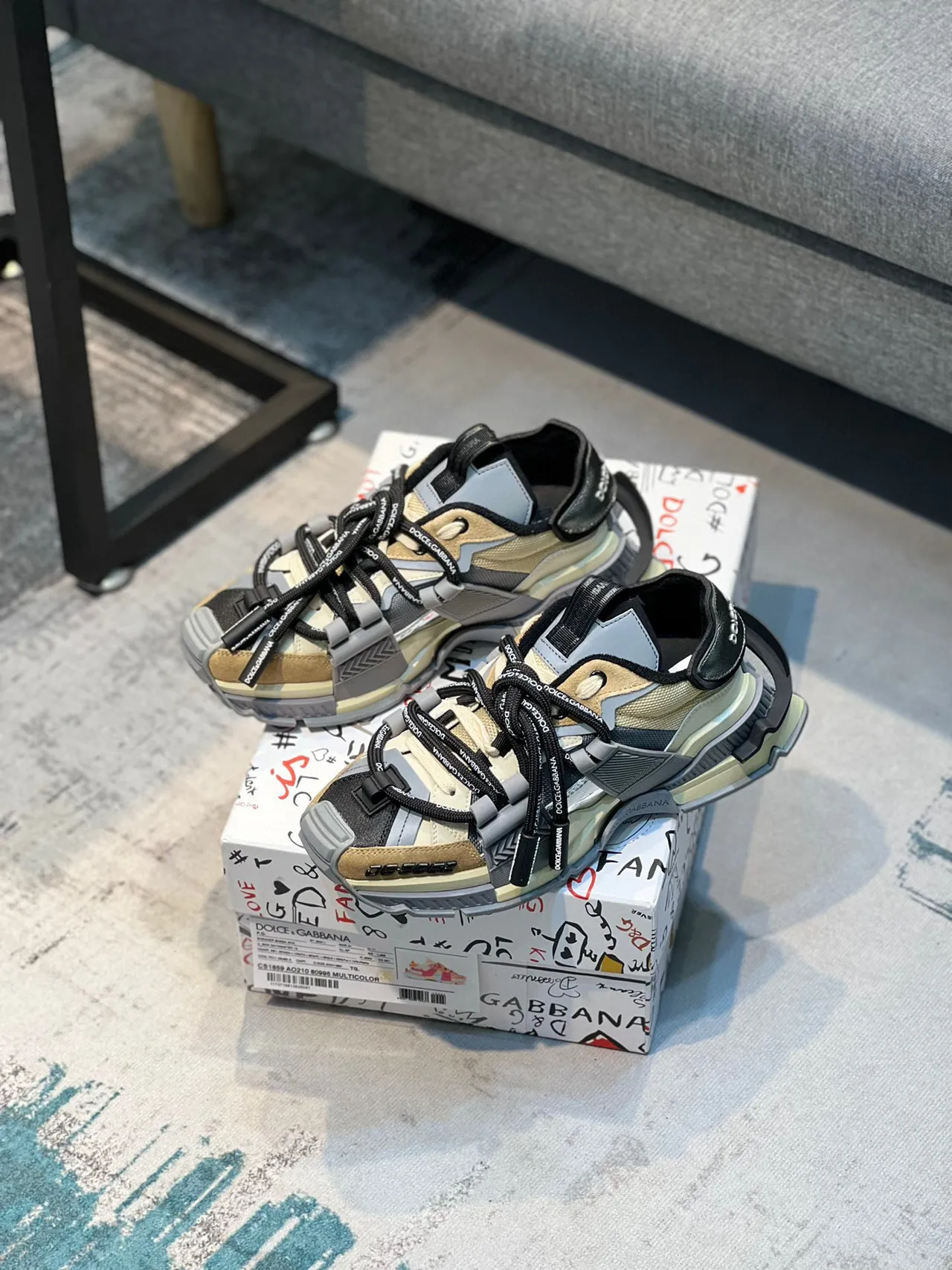 Dolce & Gabbana DG-5952 Multicolor Chunky Sneaker 9