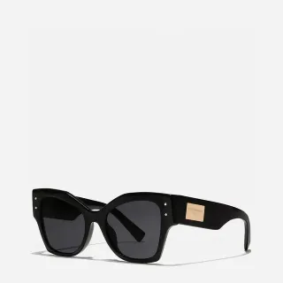 Dolce & Gabbana Portofino 棱角猫眼黑太阳镜