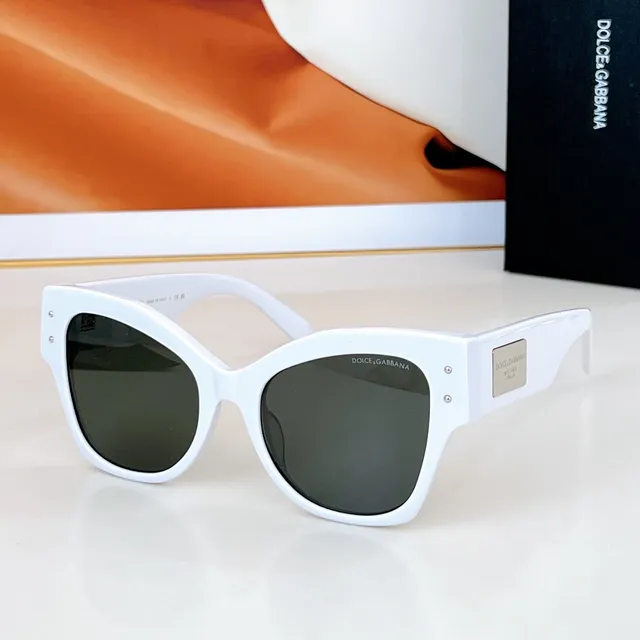 Dolce & Gabbana Portofino Angular Cat-Eye Black Sunglasses 6