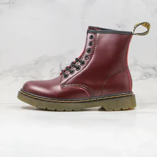Dr. Martens 1460 Burgundy Smooth Leather Martin Boot