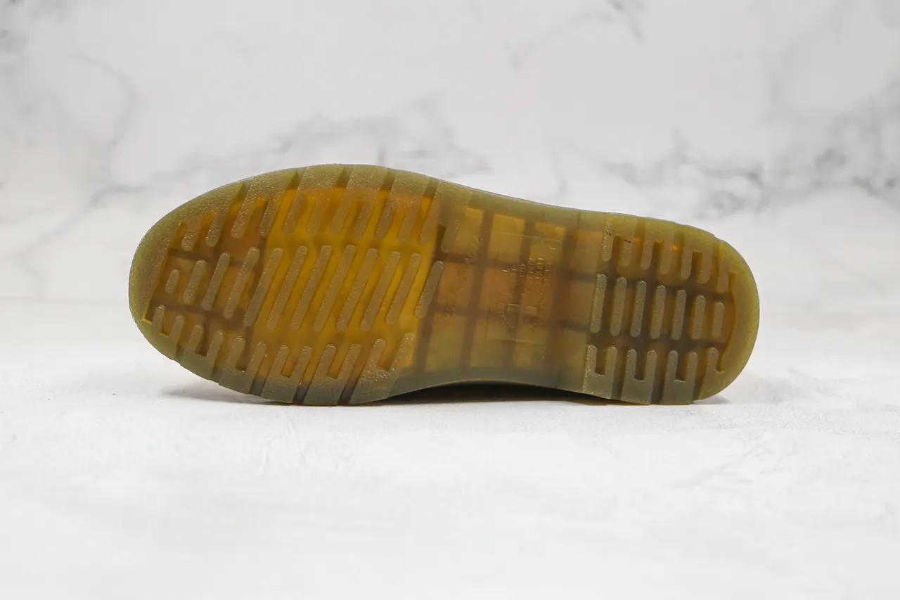 Dr. Martens 1460 Yellow Smooth Leather Martin Boot 5