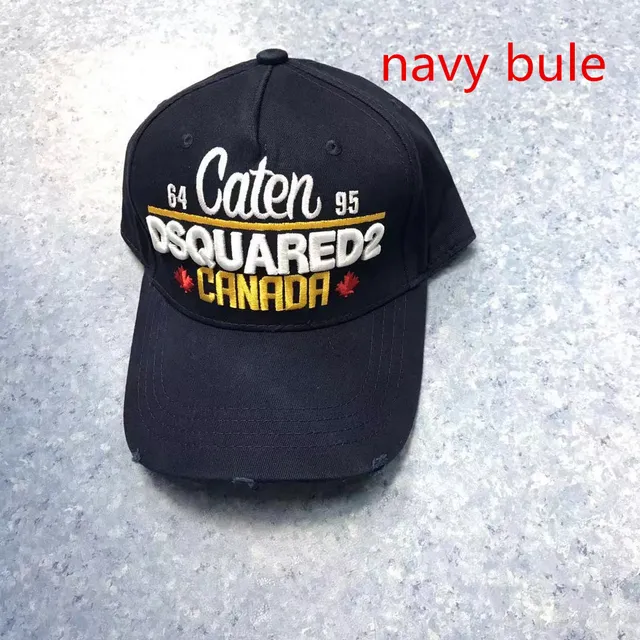 Dsquared2 Caten 64 95 Canada Embroidered Black Baseball Cap 2