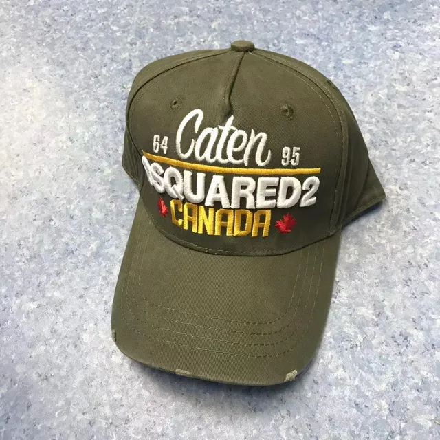 Dsquared2 Caten 64 95 Canada Embroidered Black Baseball Cap 3