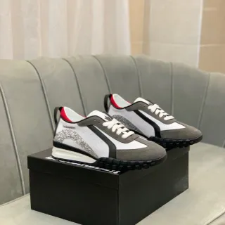 Dsquared2 ICON Glitter-Stripe White Gray Red Lifestyle Sneakers