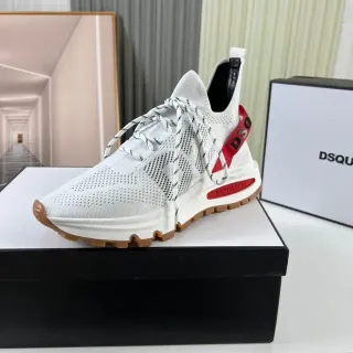 Dsquared2 ICON White Red Gum Lifestyle Sneakers