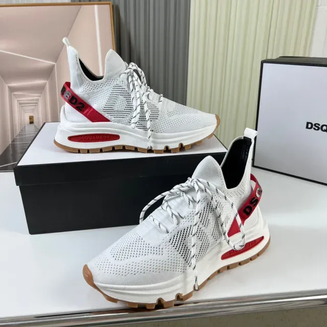 Dsquared2 ICON White Red Gum Lifestyle Sneakers 6