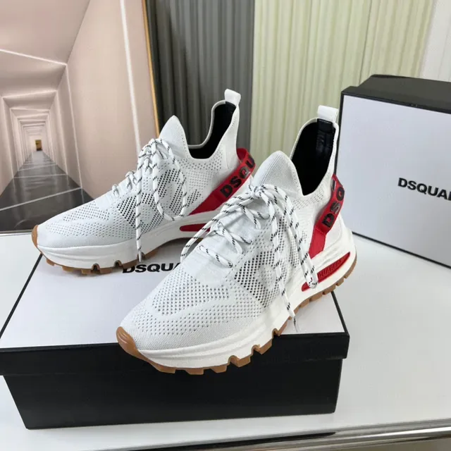 Dsquared2 ICON White Red Gum Lifestyle Sneakers 9