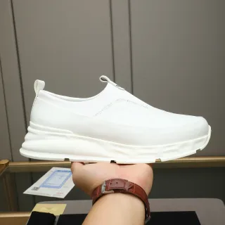 Emporio Armani Basket Slip-On Blanche Chunky