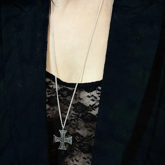 Enfants Riches Déprimés Iron Cross Pendant Necklace 3