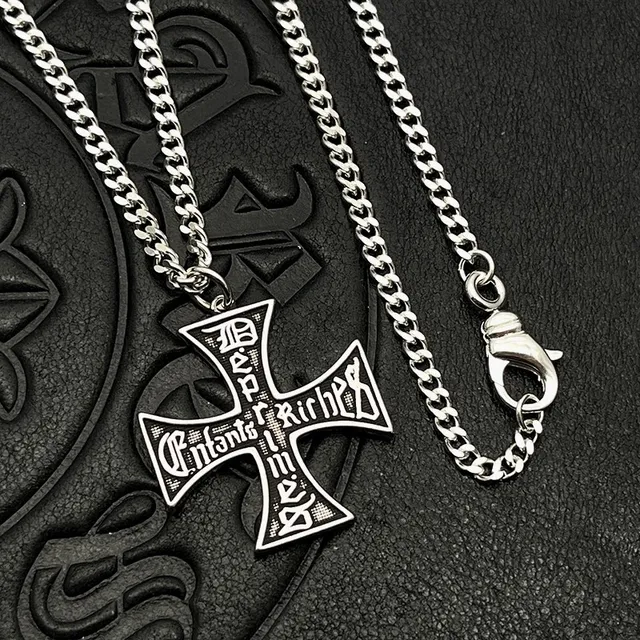 Enfants Riches Déprimés Iron Cross Pendant Necklace 7