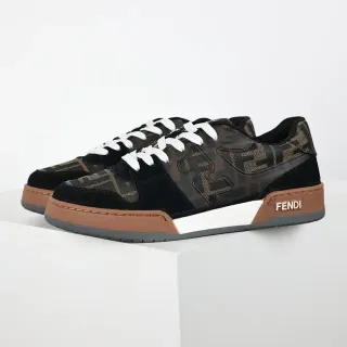 Fendi Monogram सुड लाइफस्टाइल स्नीकर