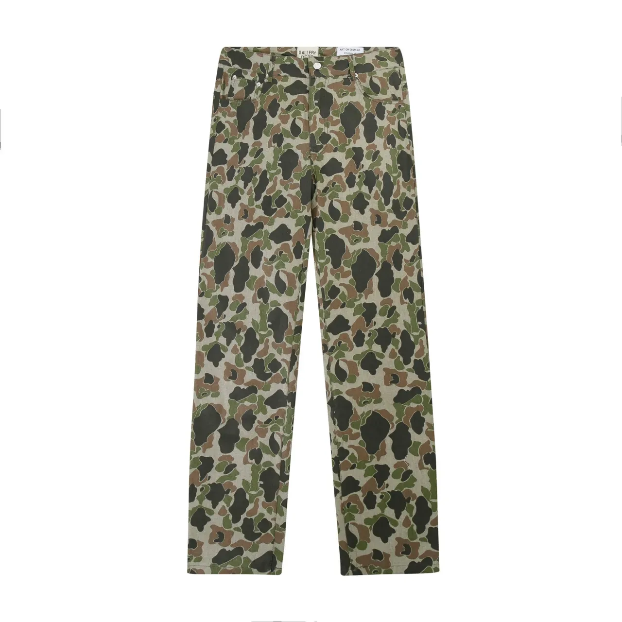Gallery Dept Camouflage Print Straight-Leg Pants 2