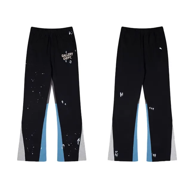 Gallery Dept Paint-Splatter Flared Elastic-Waist Pants 3