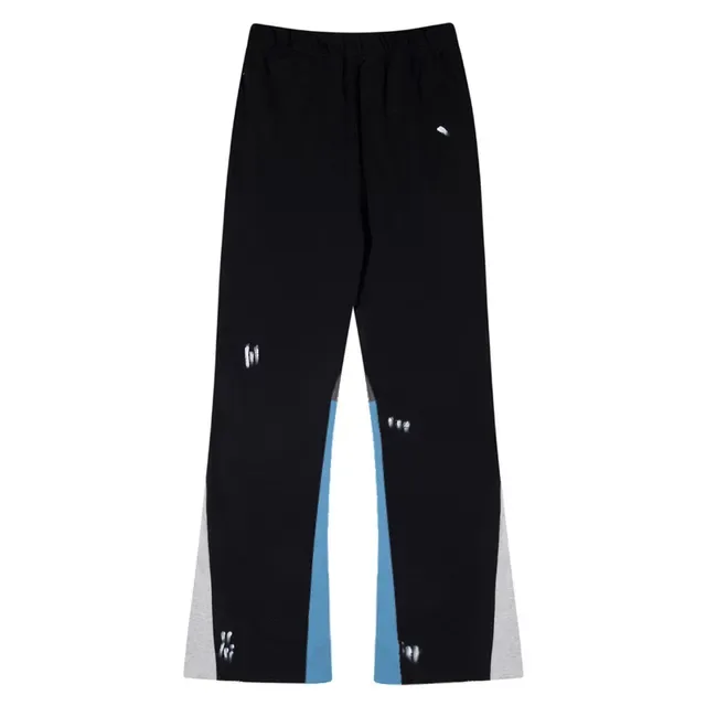 Gallery Dept Paint-Splatter Flared Elastic-Waist Pants 6