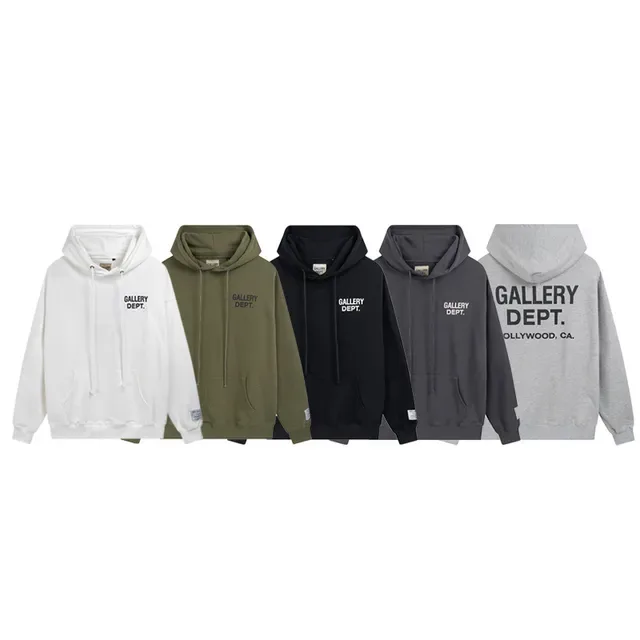 Gallery Dept White Relaxed-Fit Oversized Silhouette Hoodie 2