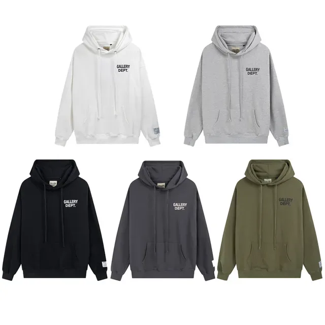 Gallery Dept White Relaxed-Fit Oversized Silhouette Hoodie 3