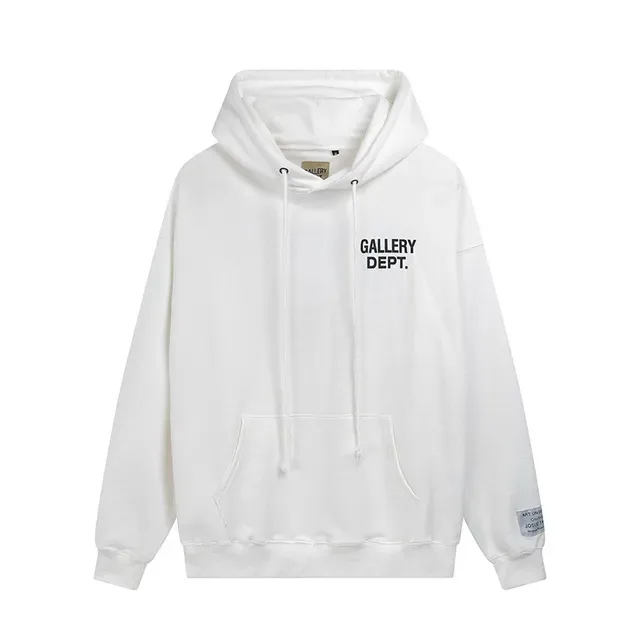Gallery Dept White Relaxed-Fit Oversized Silhouette Hoodie 4