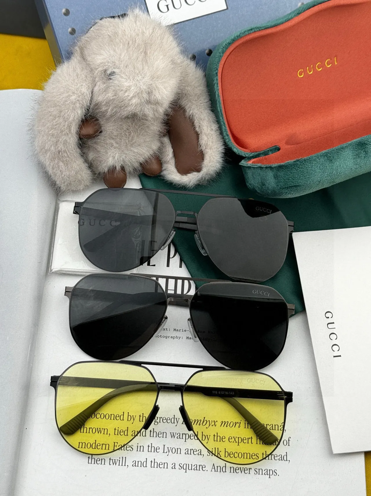 Aviator-Style Thin Metal Frame Black Lens Sunglasses 9