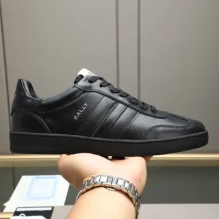 BALLY Black Leather Lifestyle Sneakers