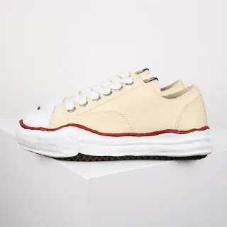 beige vermelho off-white upper borracha cap de dedo canvas shoes