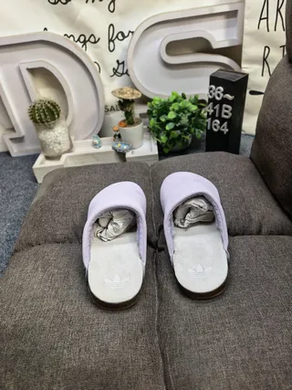 Beige Suede-Like Open-Back Cork-Sole Slippers 18