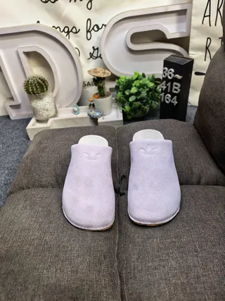 Beige Suede-Like Open-Back Cork-Sole Slippers 20
