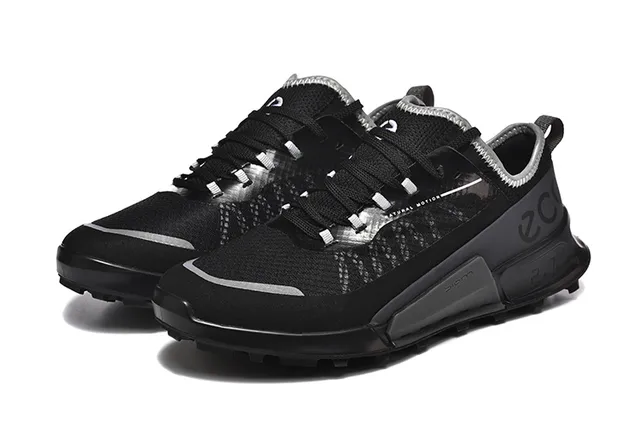 biom Black Gray Mesh Upper Synthetic Cage Overlays Running Shoes 4