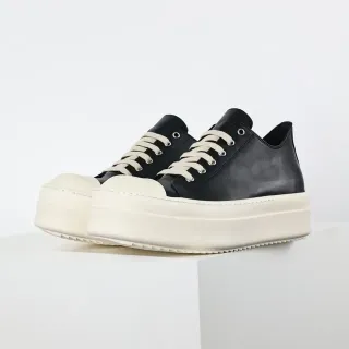 Tênis de plataforma preto e off-white