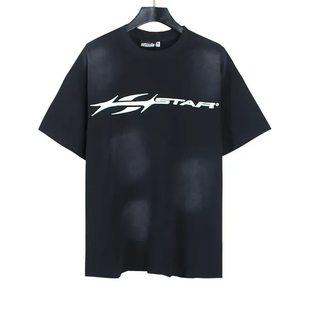 Black Distressed Graphic Print Oversized T-Shirt and Shorts Casual Set 3