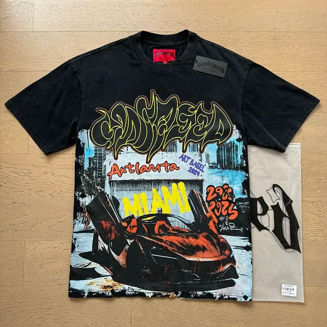 Black Graphic Print Oversized T-Shirt 6