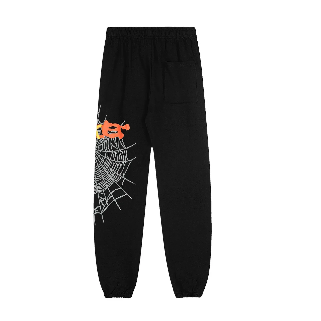 Black Graphic Spiderweb Star Print Tracksuit 3