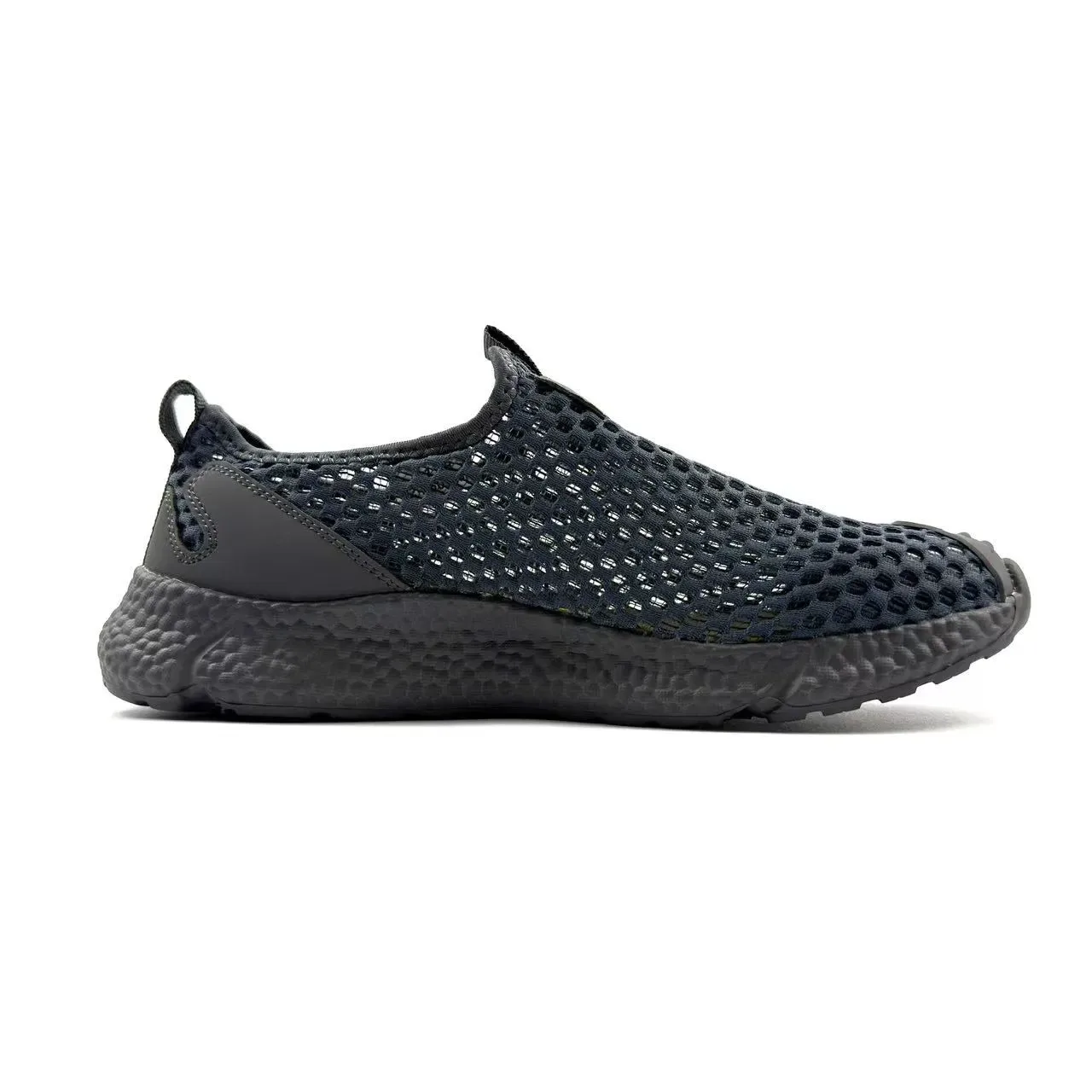 Black Mesh Slip-On Lifestyle Sneaker 4