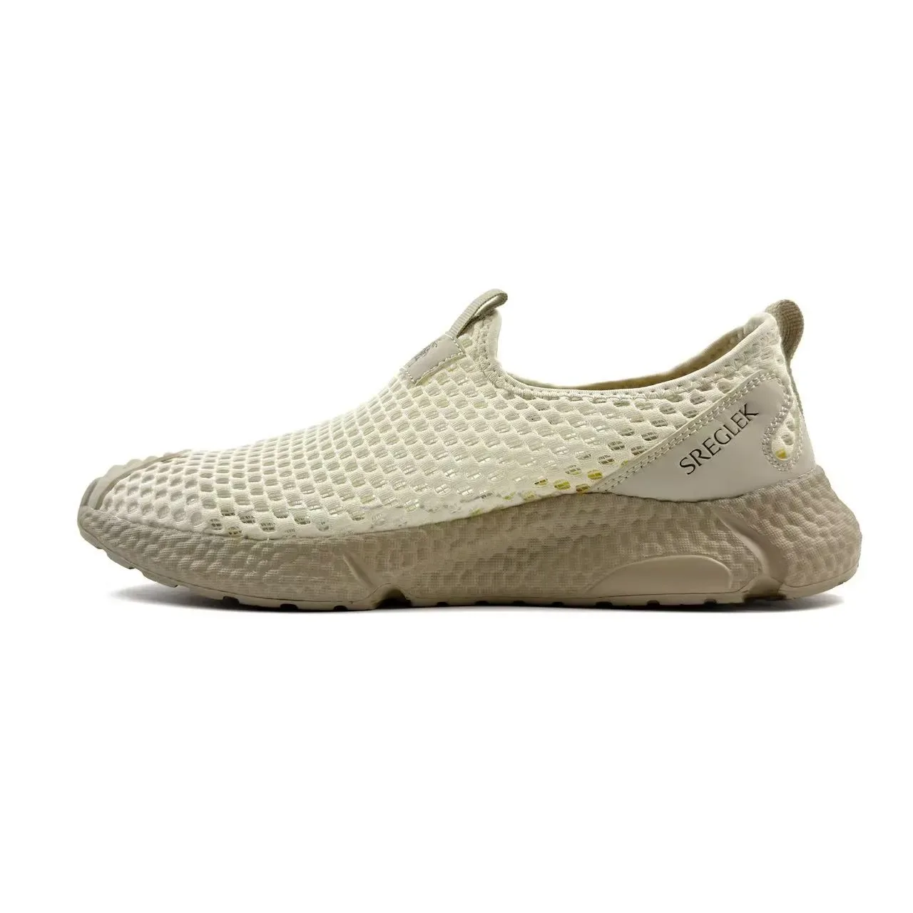 Black Mesh Slip-On Lifestyle Sneaker 8