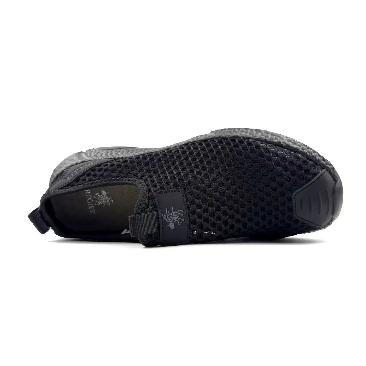 Black Mesh Slip-On Lifestyle Sneaker 16