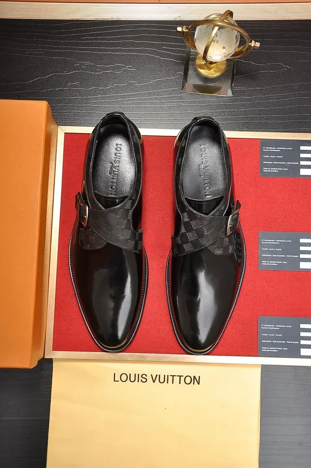 Black Silver Patent Leather Single Strap Monk Shoes 5