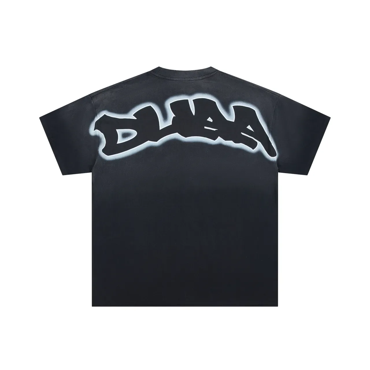 Black White Graphic Tee Rhinestone Embellished T-Shirt 3