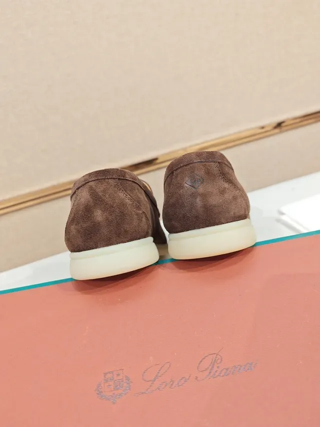 Brown Suede Moc-Toe Slip-On Loafer 3