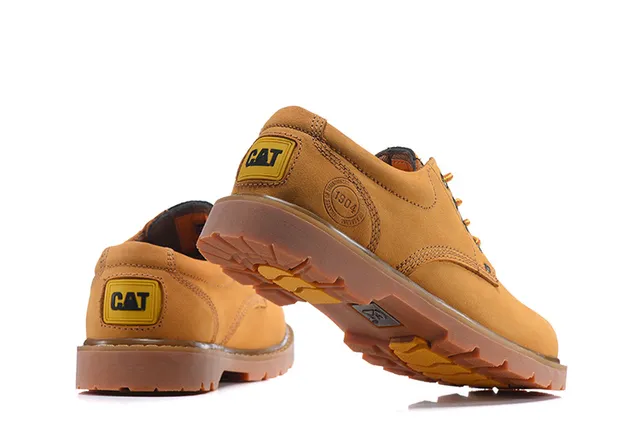 CAT Brown Moc-Toe Work Boots 2