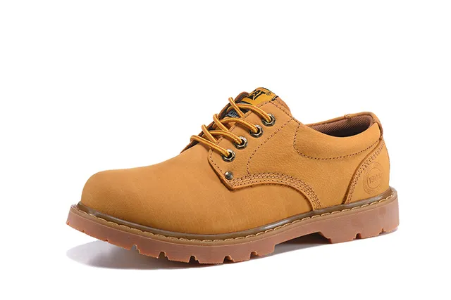 CAT Brown Moc-Toe Work Boots 6