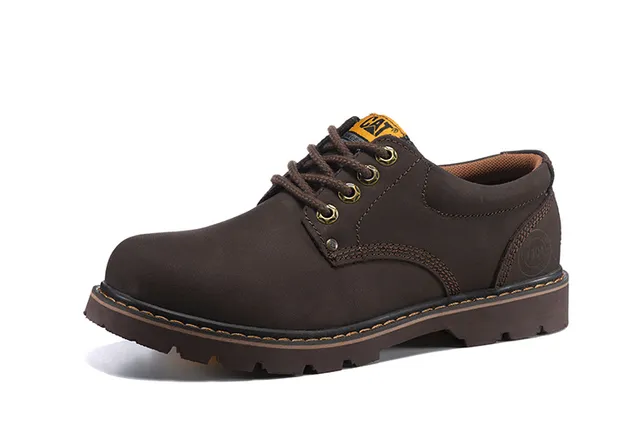 CAT Brown Moc-Toe Work Boots 13