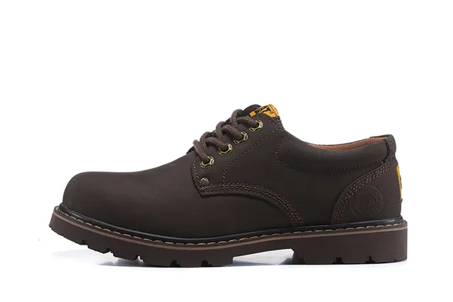 CAT Brown Moc-Toe Work Boots 14