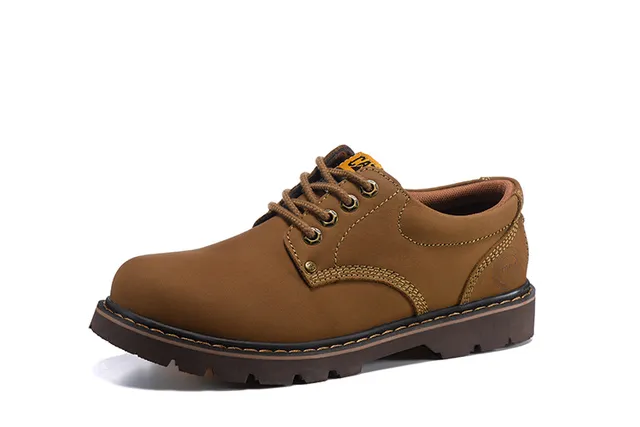 CAT Brown Moc-Toe Work Boots 20