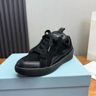 CIBERLIN Monocromo Negro Gamuza-Malla Zapatilla Lifestyle