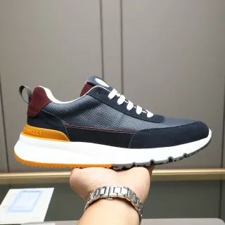 Cinelli Tênis Navy e Laranja Perfurado Lifestyle