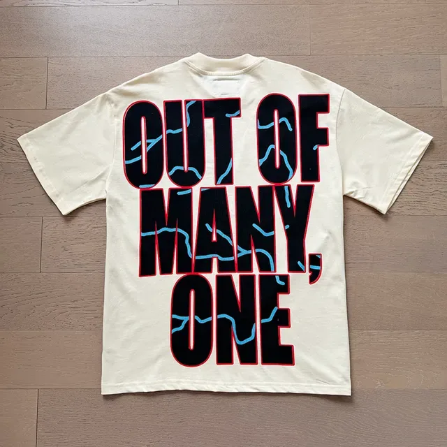 Cream Graphic-Print Oversized Double-Sided T-Shirt 7