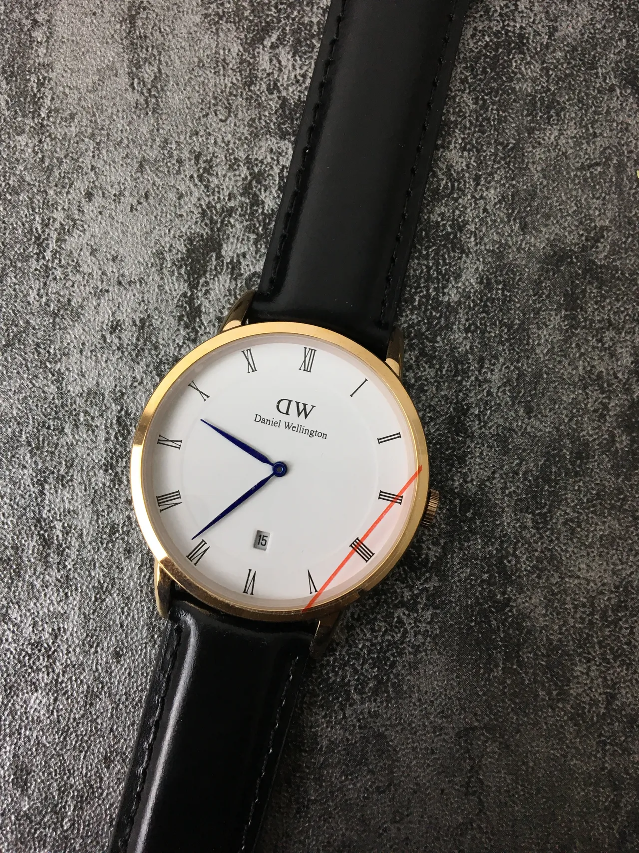 Daniel Wellington Classic Black Gold Minimalist Case Quartz Watch 5