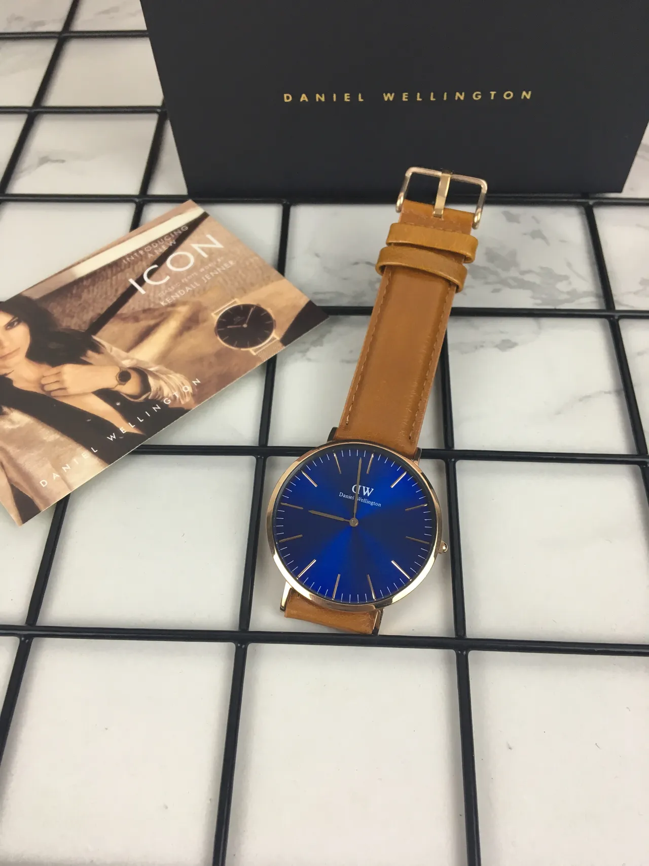 Daniel Wellington Icon Blue Sunburst Quartz Watch 2