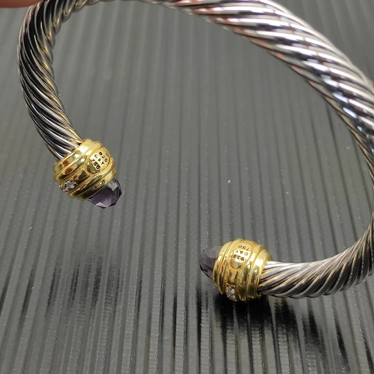 David Yurman Cable Classics Albion Doublet Twisted Cable Bracelet 7